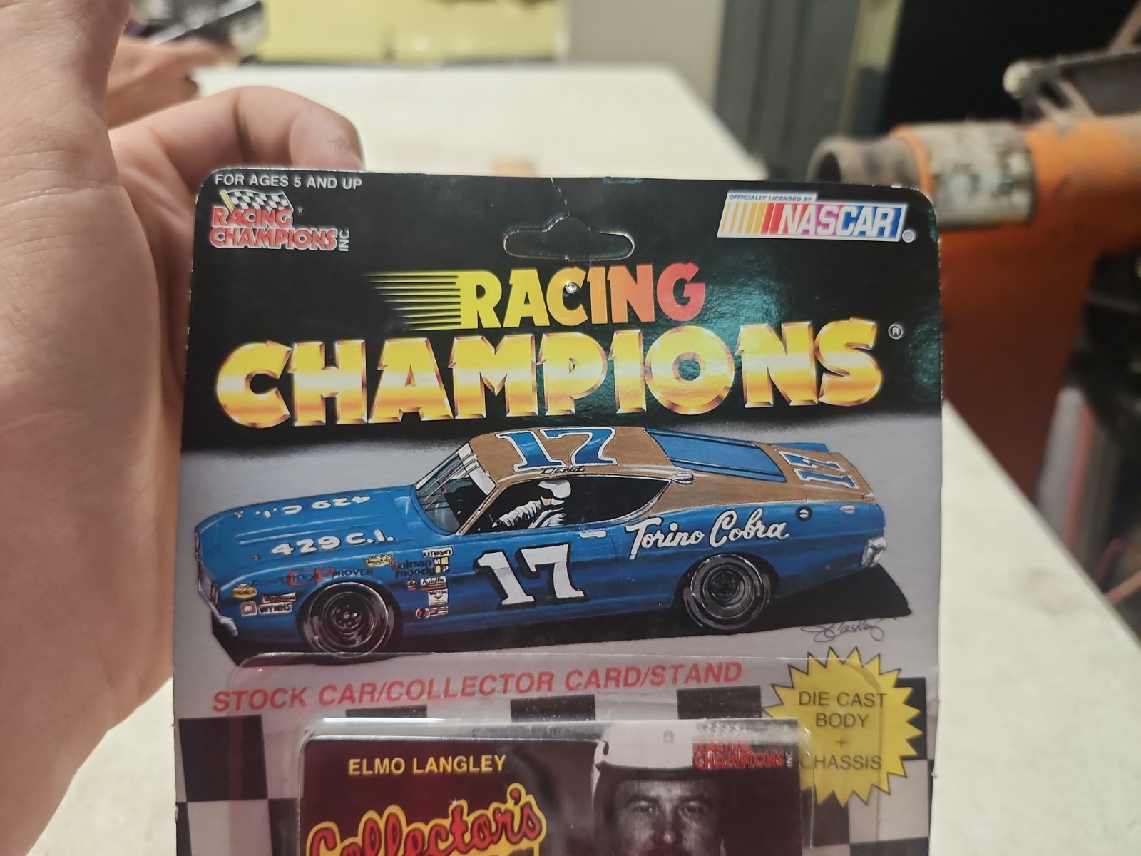 Elmo Langley Racing Champions 1992 #64 Ford Torino Cobra Talladega 1/64