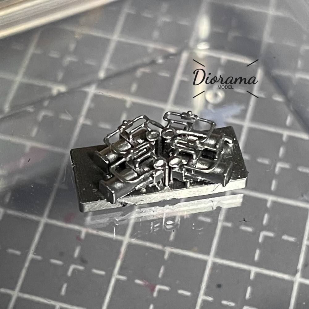 1:64 Diorama Car Modification Parts Repair Props for Lowrider Diecast Model Car