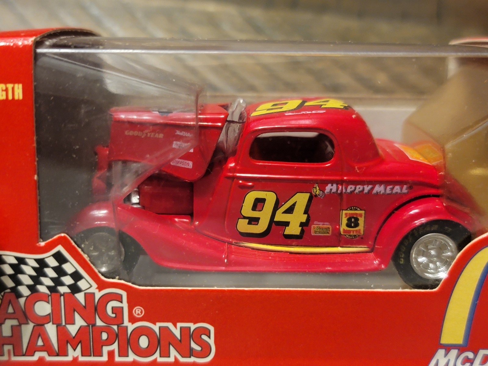 Racing Champions McDonald’s 1998 Red Diecast Car 3.25″ Bill Elliott #94 Set of 7