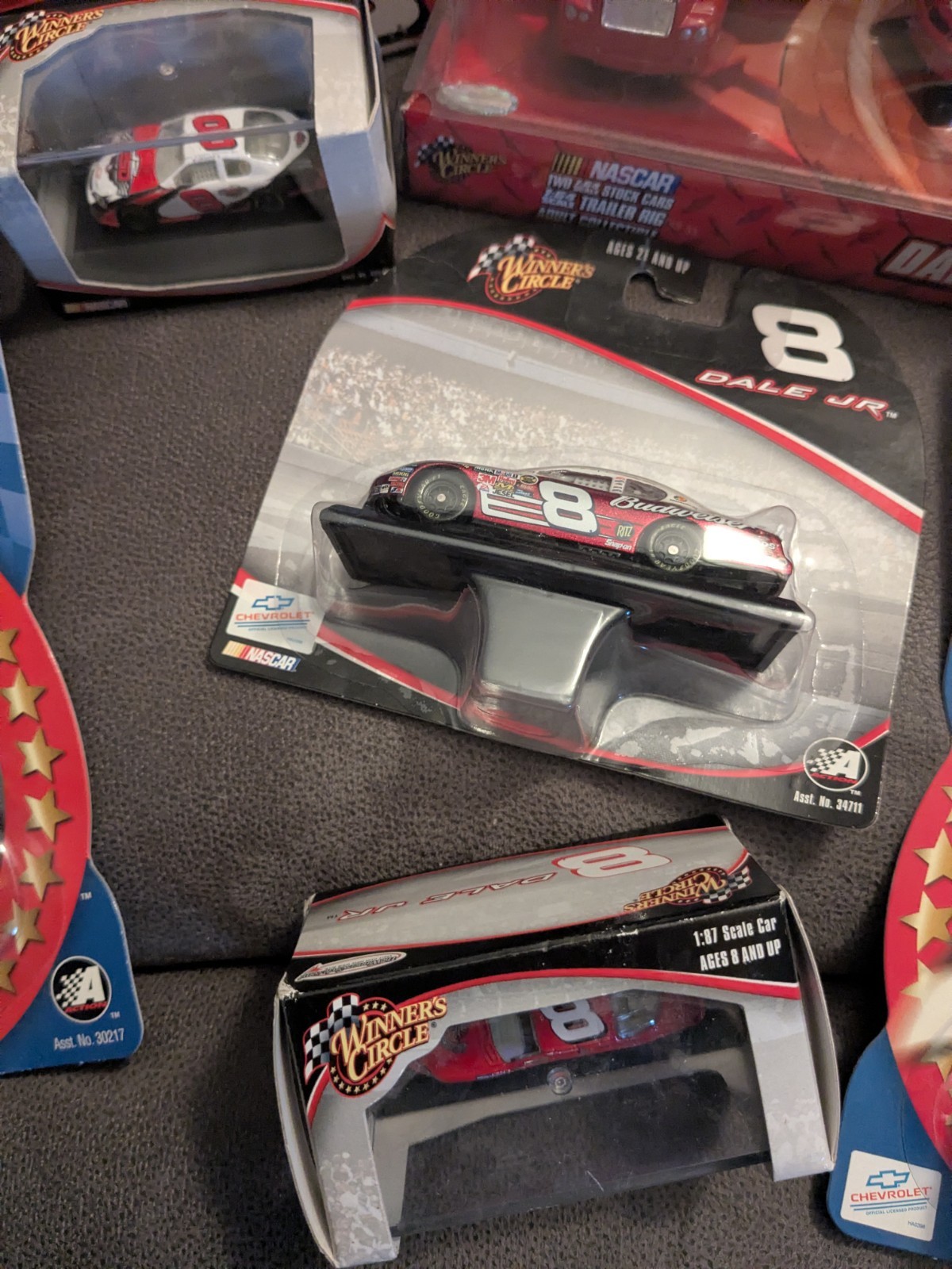 Large Lot Dale Earnhardt Jr # 8 Diecast’s variety sizes and years 14 pieces