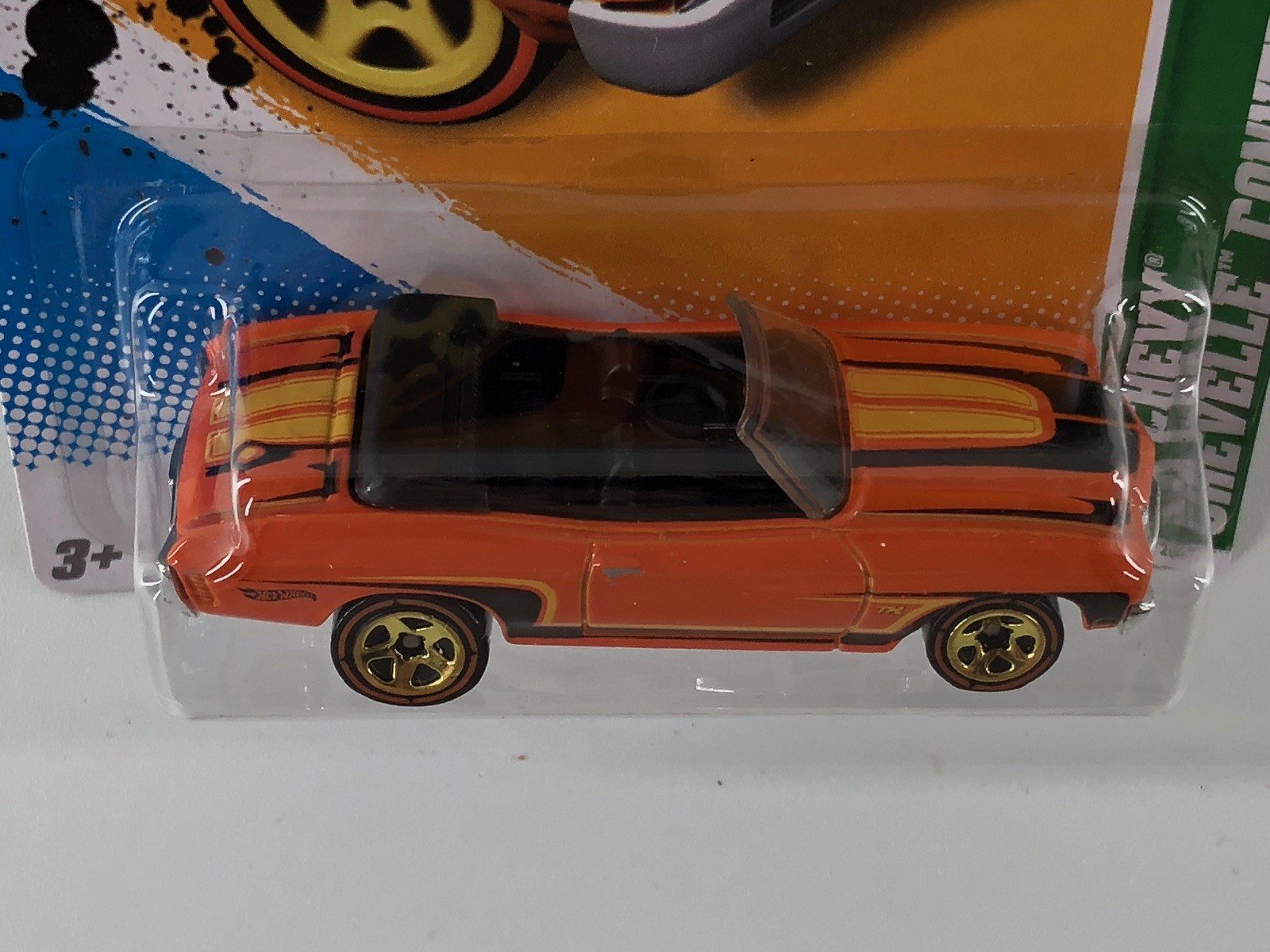 Hot Wheels ’70 Chevy Chevelle Convertible Orange 2012 Treasure Hunt 15/15 65/247