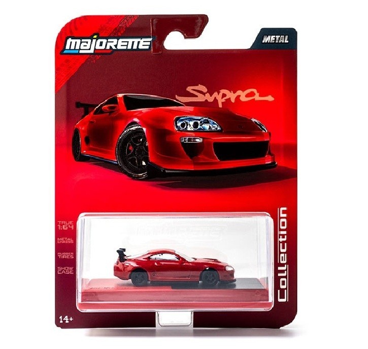 Majorette 1:64 Collector Series Wave 4 1985 Toyota Supra Red Model Car 1023-3I