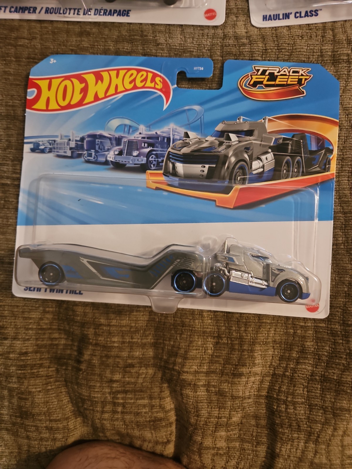 Hot Wheels Track Fleet Lot Of 10 Ultra Magnus Semi Twin Mill Volvo New