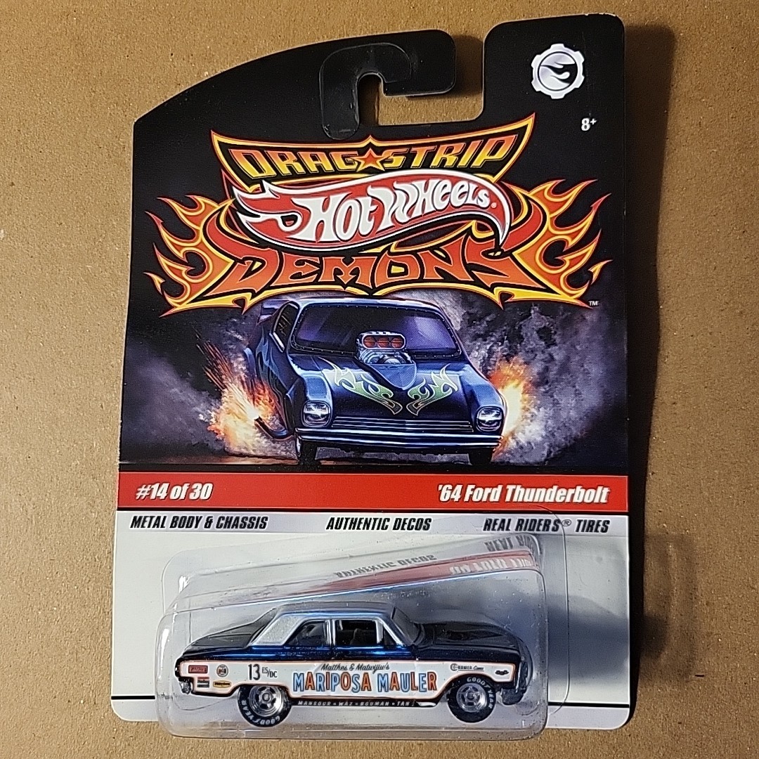 Hot Wheels Drag Strip Demons 2008 14/30 ’64 Ford Thunderbolt Real Riders