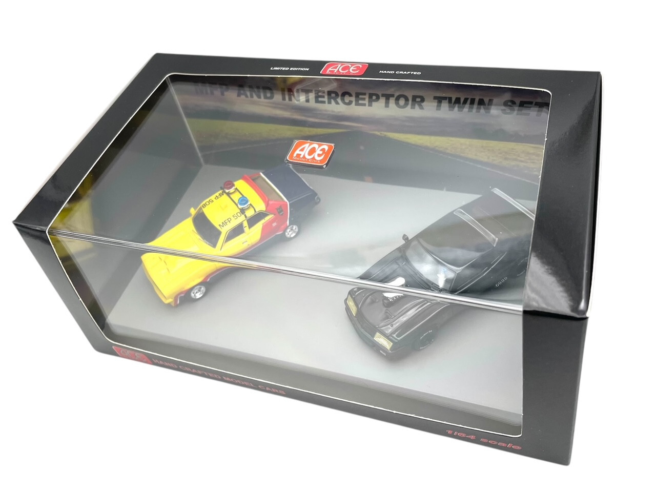 ACE 1/64 MAD MAX INTERCEPTOR & MFP TWIN SET SUPERCHARGED MOVIE RESIN – US SHIP