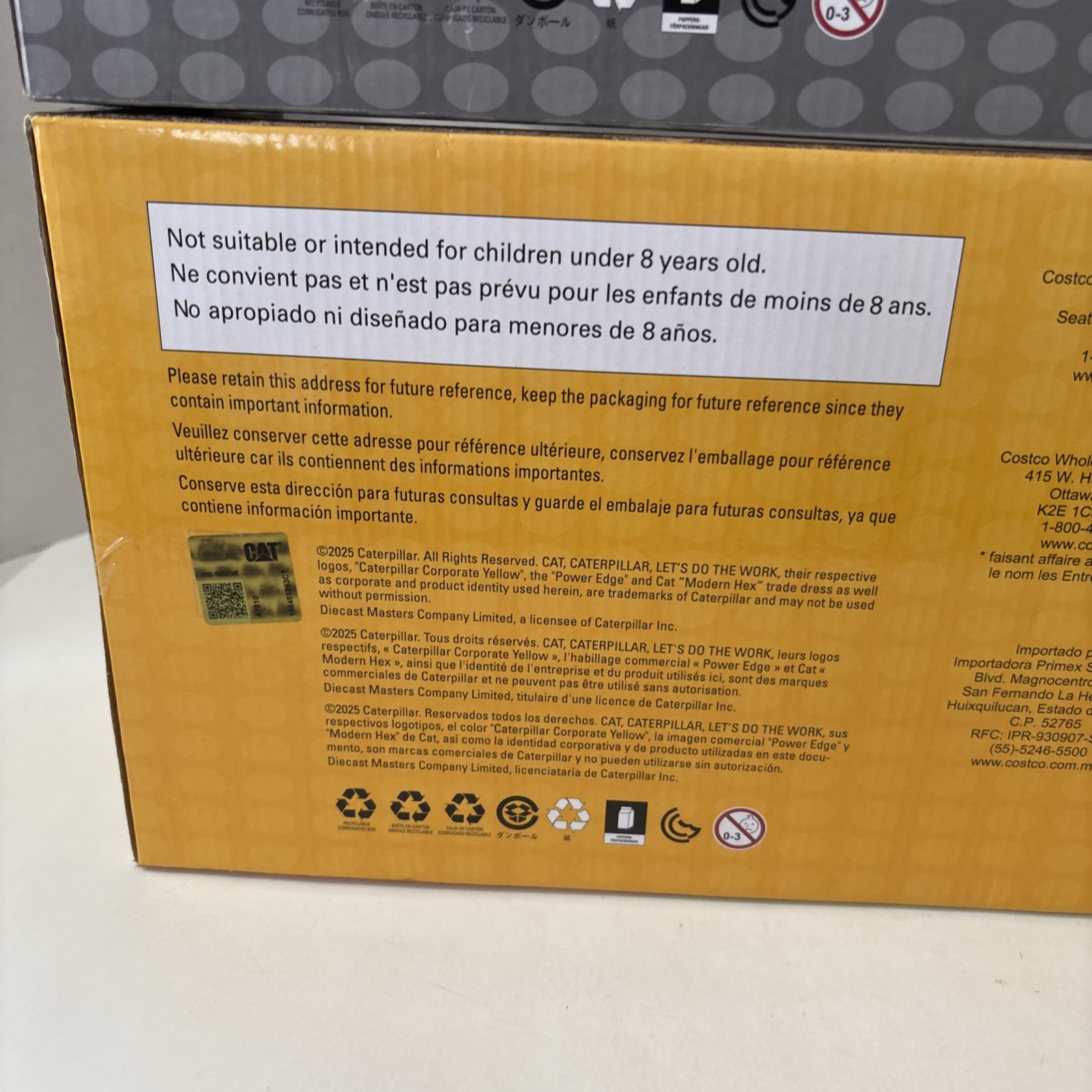 Diecast Masters 1:64 CATERPILLAR Metal Construction Trucks 2 Sets Of 4 – SEALED