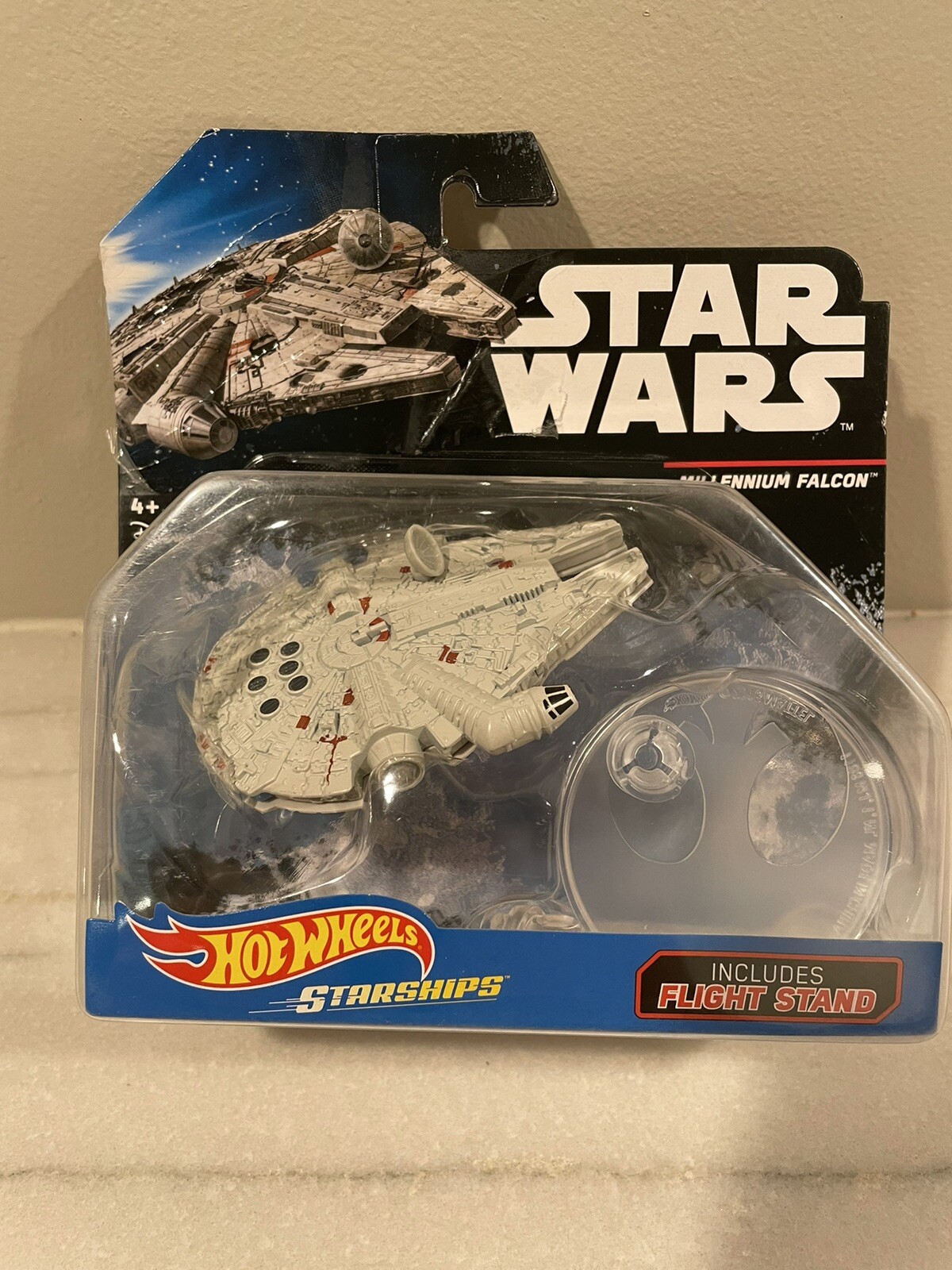 Hot Wheels Disney Millennium Falcon Star Wars Star Fighters Die-Cast with Stand