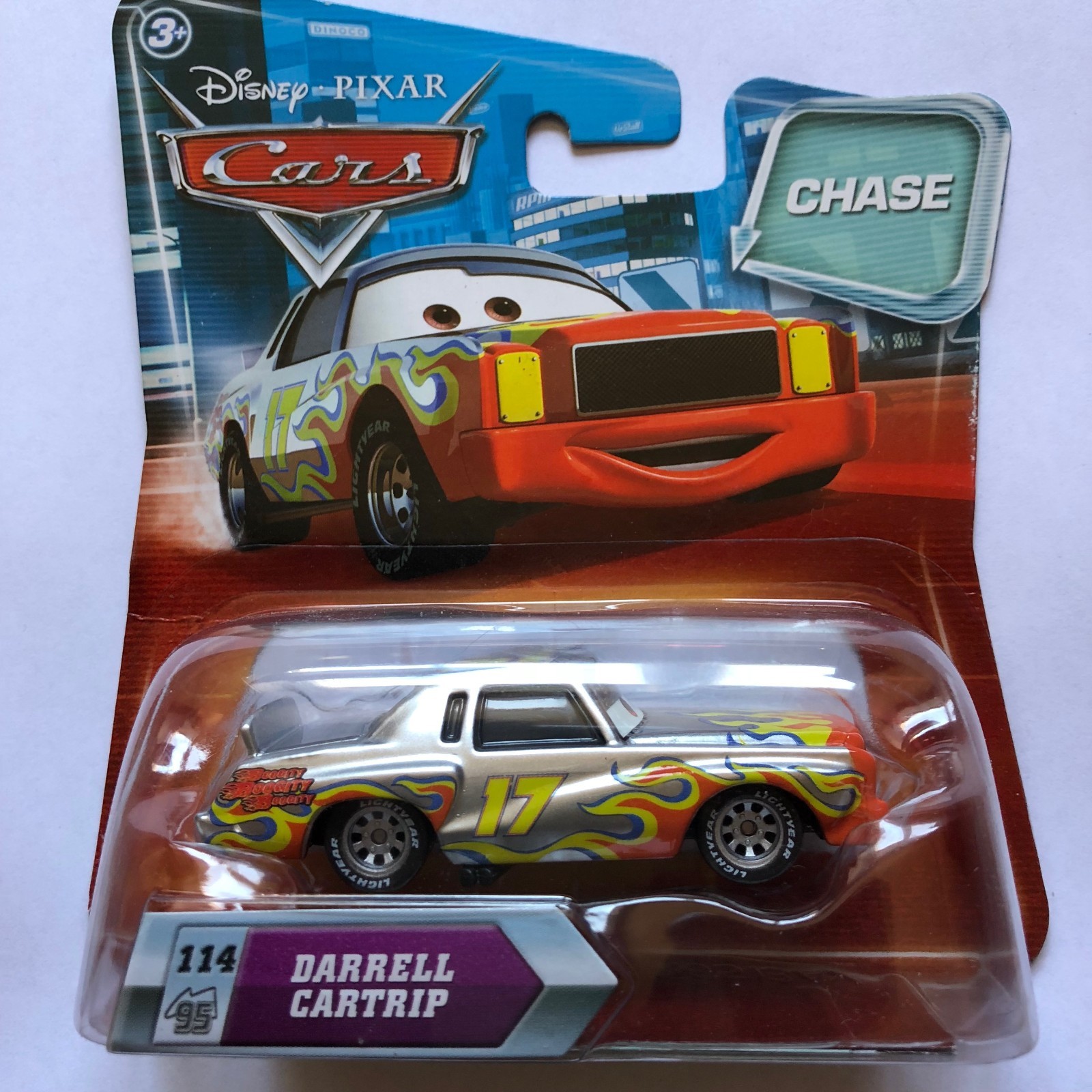 Disney Pixar Cars Darrell Cartrip Chase #114