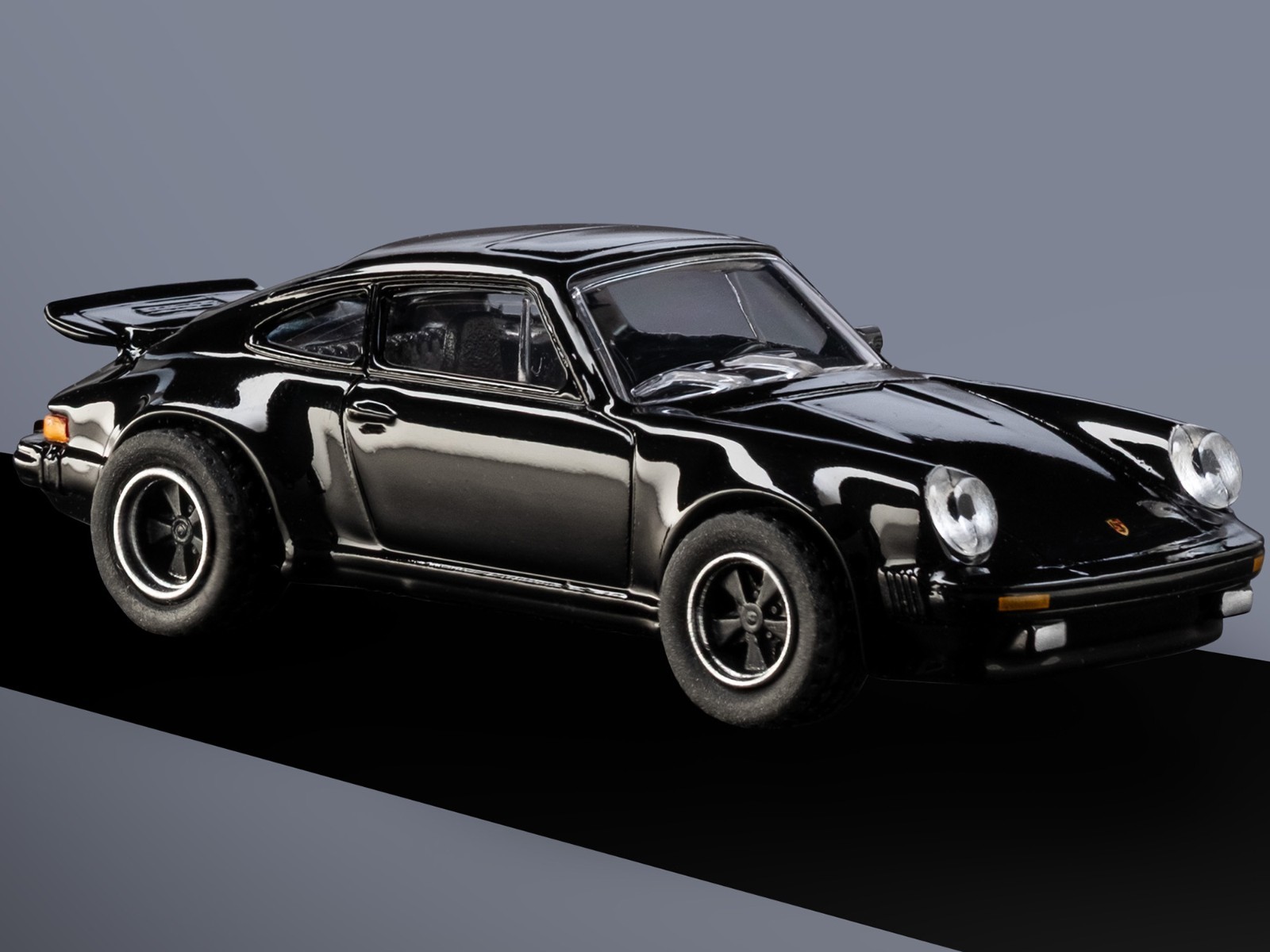 1975 PORSCHE 930 TURBO BLACK 1/64 DIECAST MODEL CAR BY MAJORETTE 8505001021