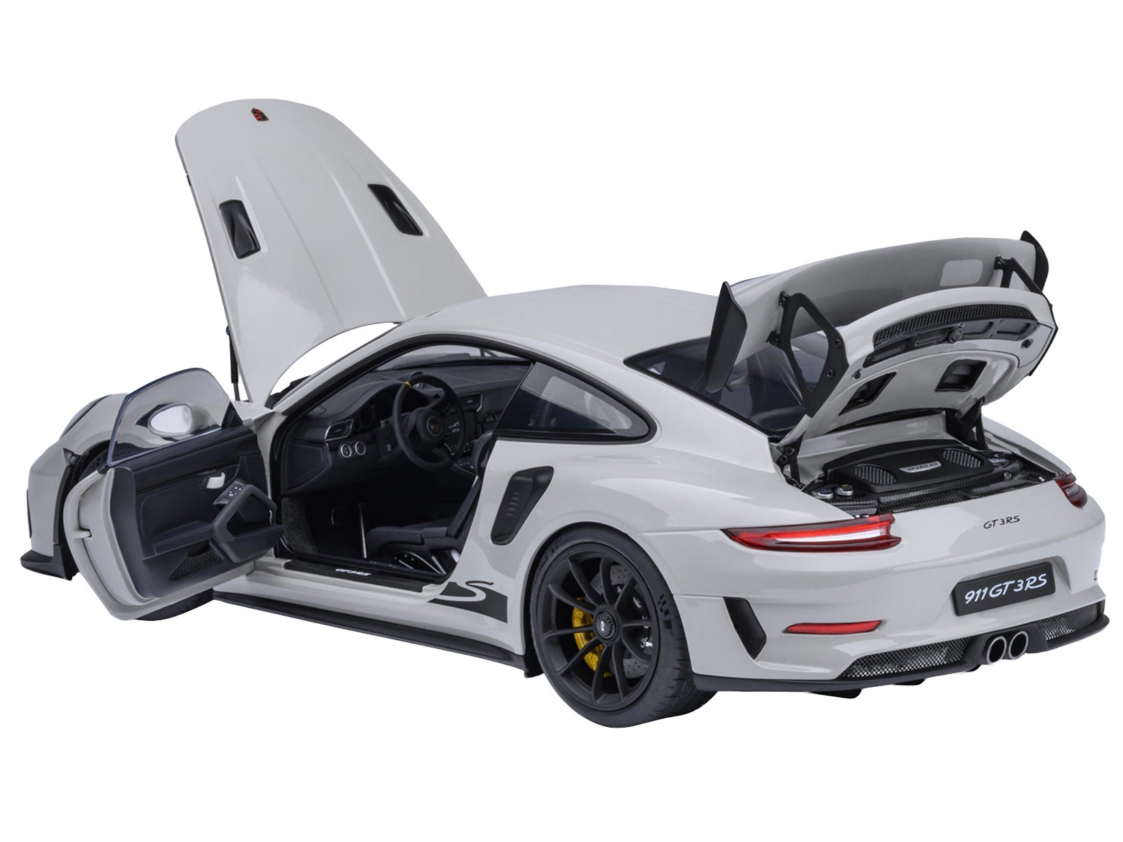PORSCHE 911 (991.2) GT3 RS CRAYON GRAY 1/18 MODEL CAR BY AUTOART 78180