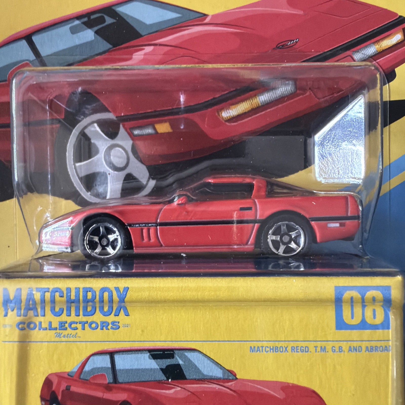 2026 Matchbox Collectors Red 1990 Chevy Corvette ZR1 1/64 – New – SHIPS FAST!
