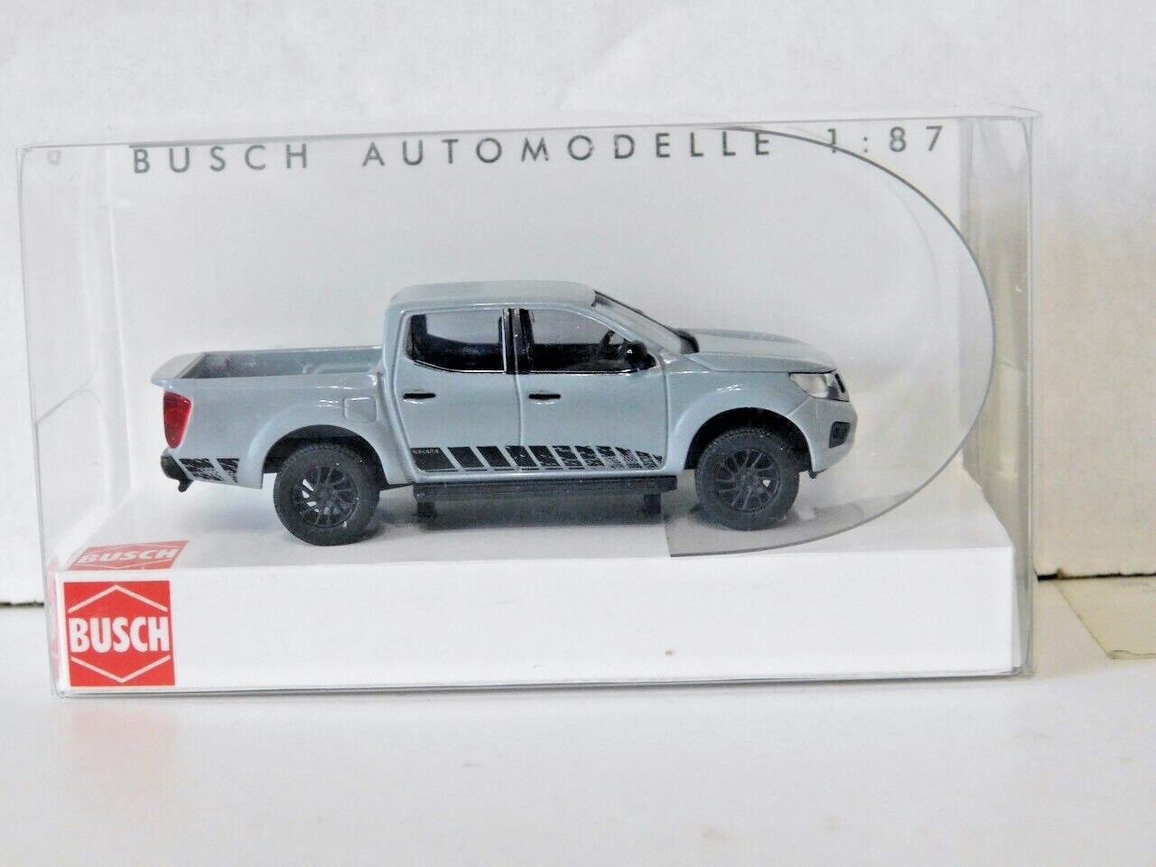 Busch 53711 1/87 HO 2015 Nissan Frontier In Germany The Navara Gray/Black NIB
