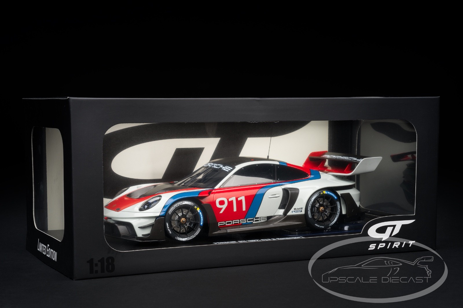 GT Spirit 1/18 Porsche 992 911 GT3 R Rennsport #911 Multi Color Ltd Edition NEW
