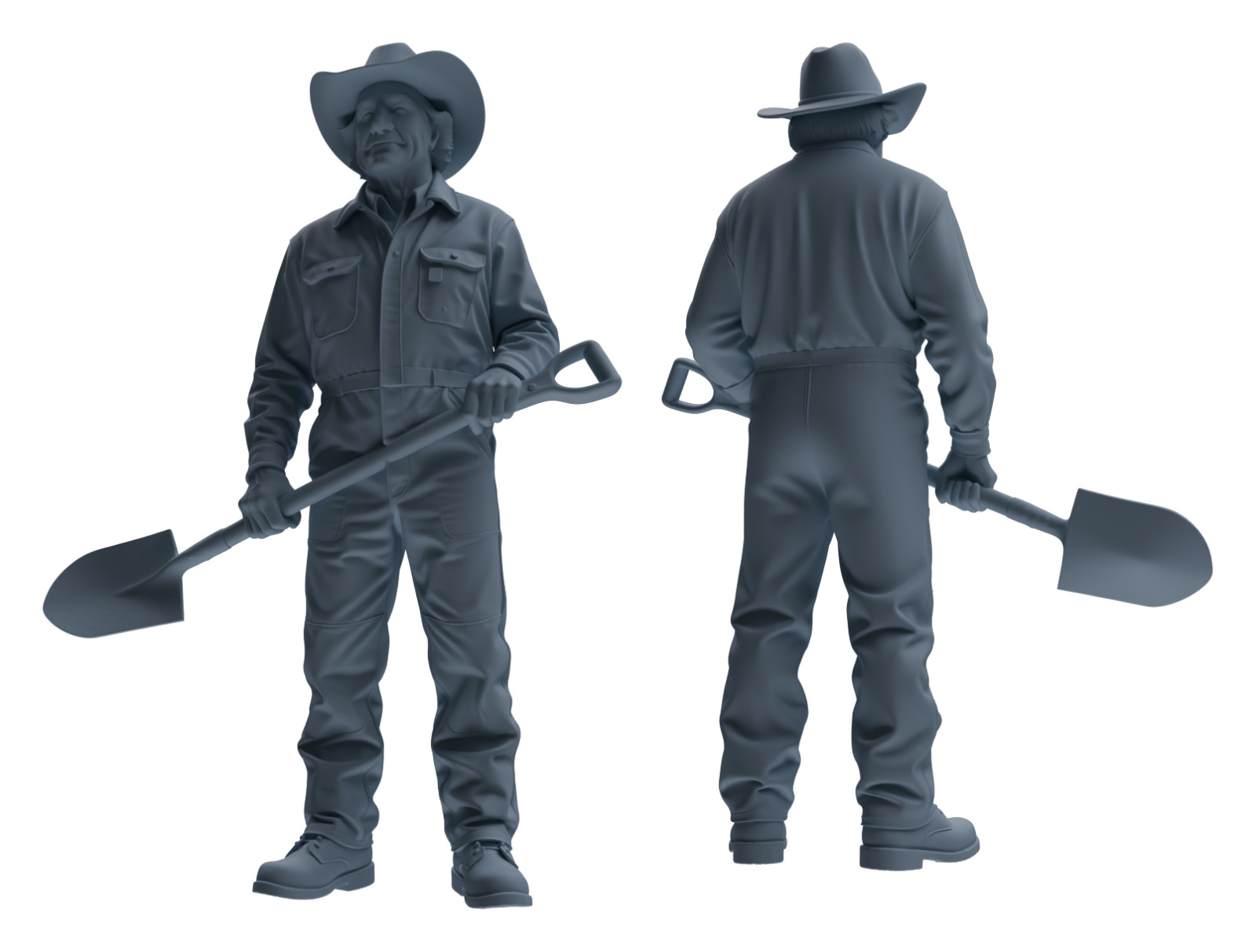 MRY-SFW 1/64/87 Farm Cowboy Worker Multi-pose HO N Scale Miniatures Diorama