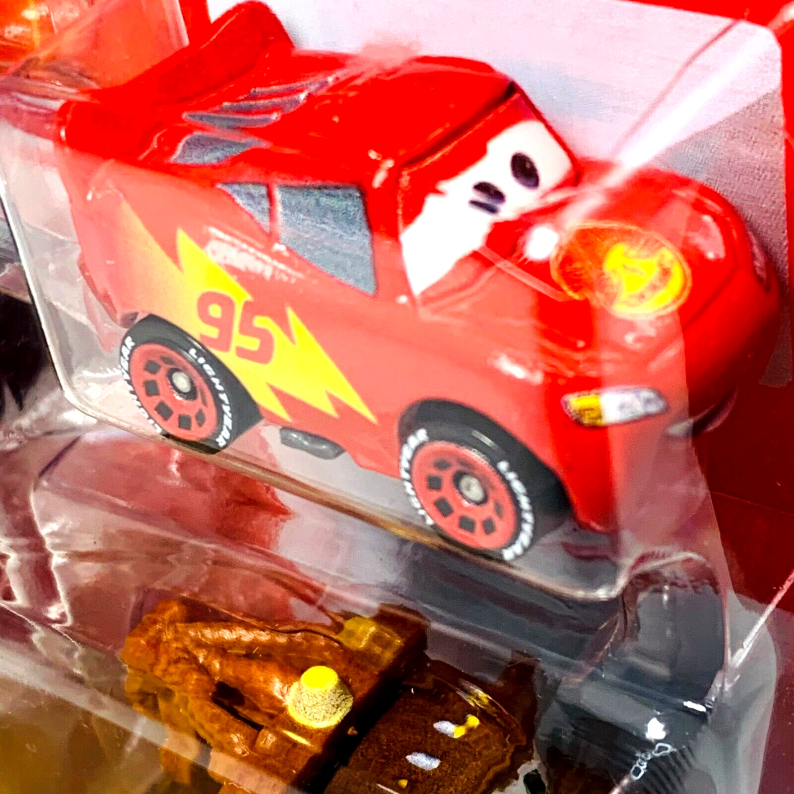Disney Pixar Cars On the Road Mini Racers IVY Monster Truck MATER MCQUEEN 3 pk