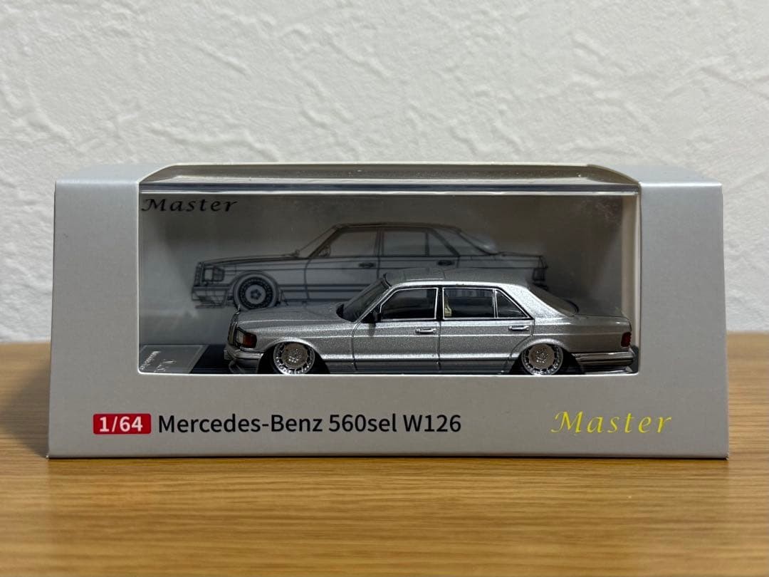 Mercedes-Benz 560SEL W126 1:64 Master Miniature Car