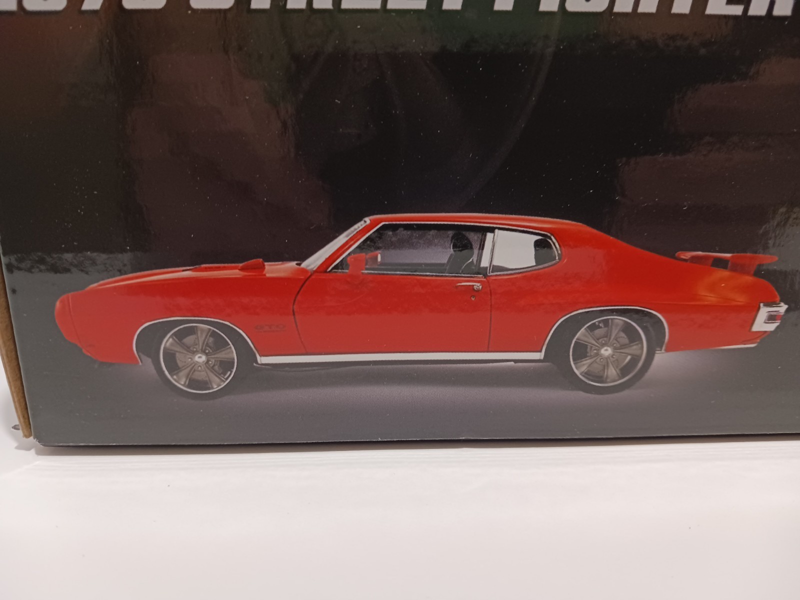 1:18 1970 PONTIAC GTO “THE PROSECUTOR” STREET FIGHTER in CAROUSEL RED, by ACME
