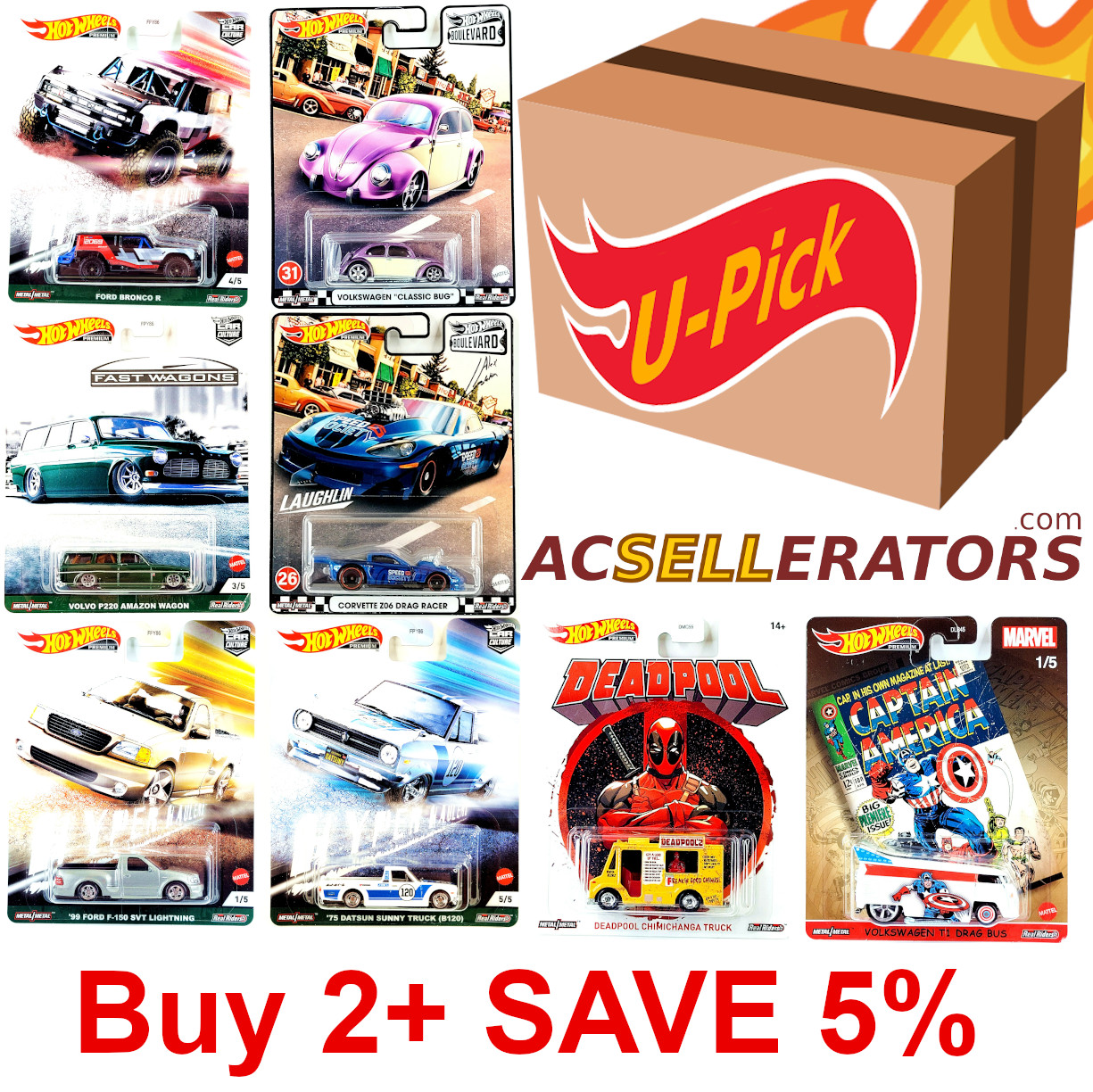 🔥 Hot Wheels 🔥 Premium Car Culture / Pop Culture YOU PICK 🚗🚙 – NEW 9/4 ✅