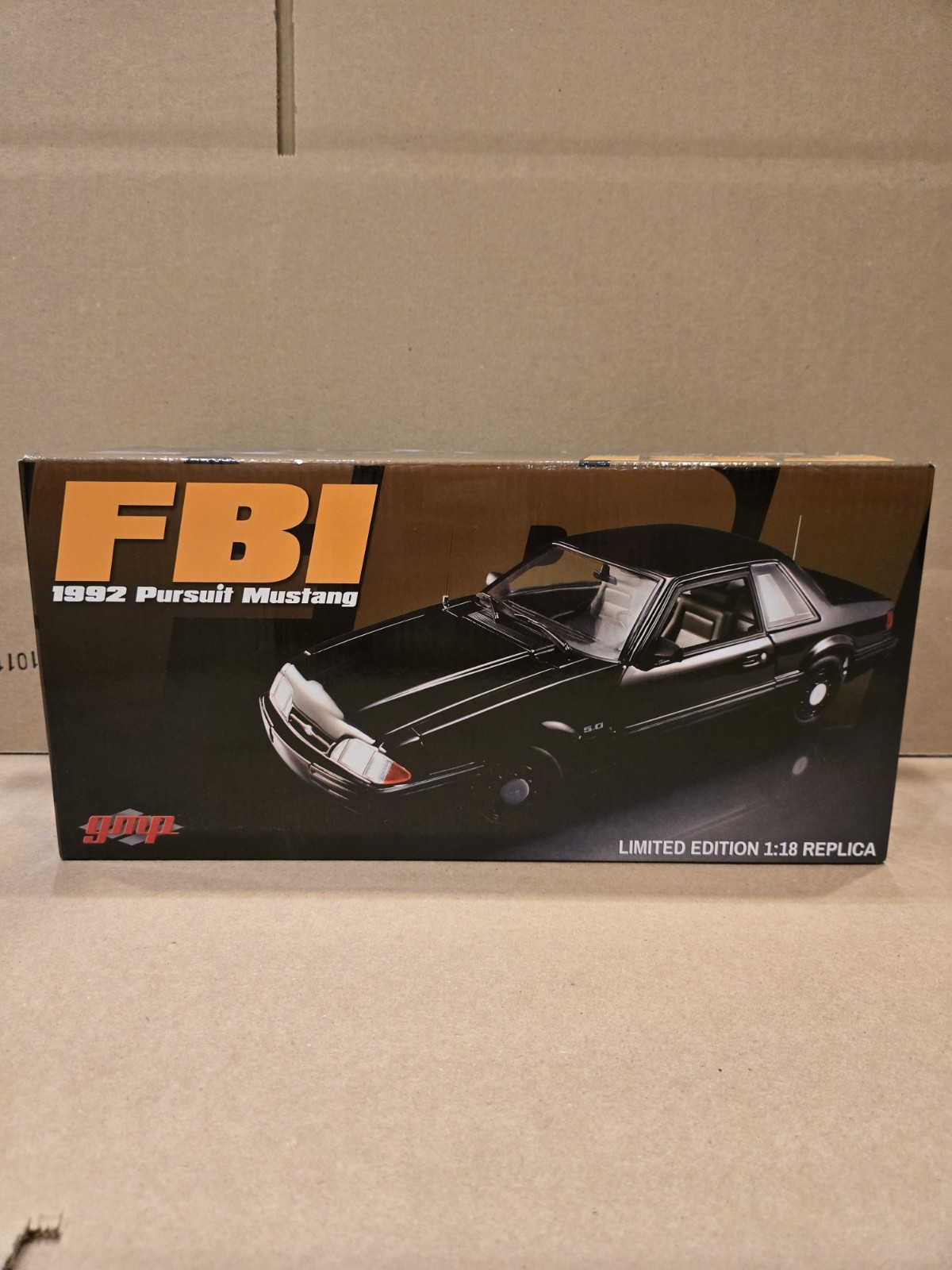 READ – GMP 1/18 Scale 1992 FBI Pursuit Ford Mustang SSP – Diecast 🔥🔥🔥