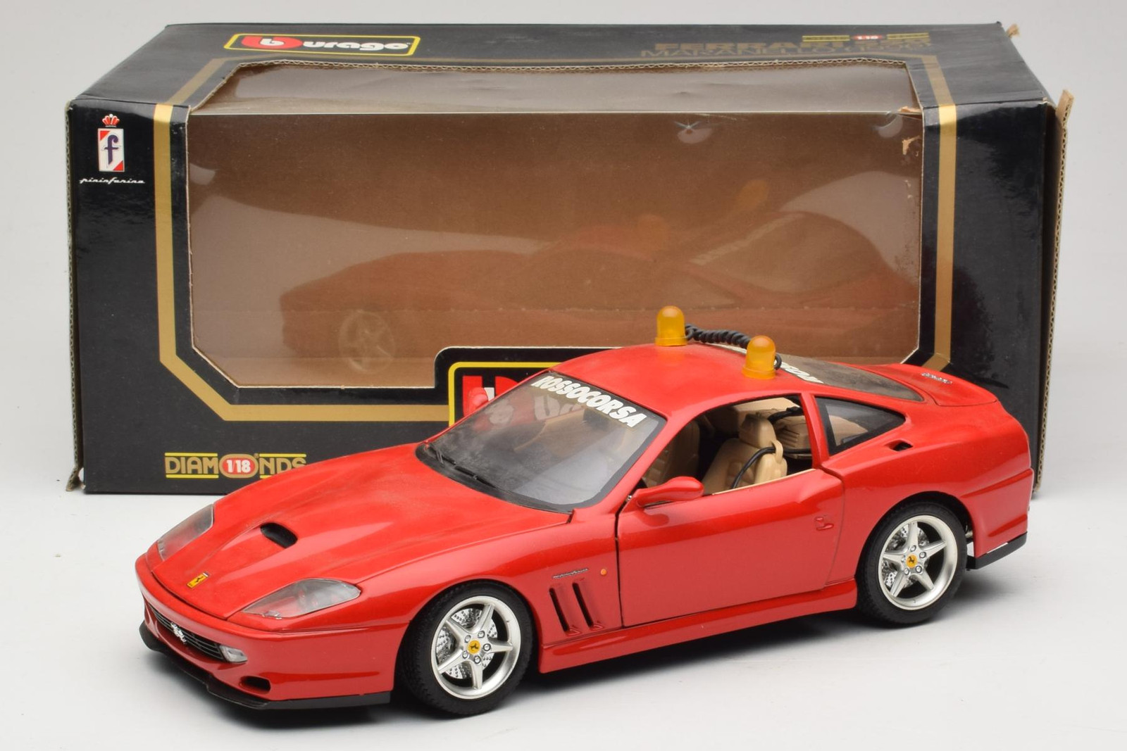 Ferrari 550 Maranello Safety Car Rosso Corsa Red 1:18 Bburago | 3064-P1
