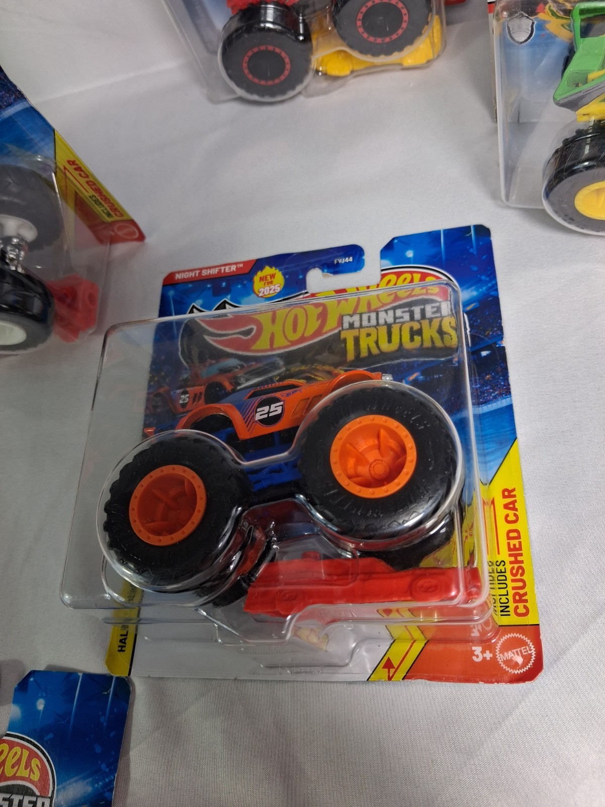 Hot Wheels Monster Trucks Lot of 8 Bone Shaker Snake Bite Hood Crusher…