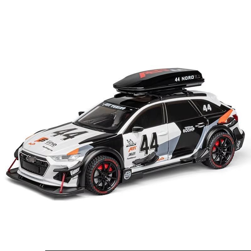 1:24 Audi RS6 Racing Car Diecast Alloy Metal Vehicle Model Collection Gift NEW
