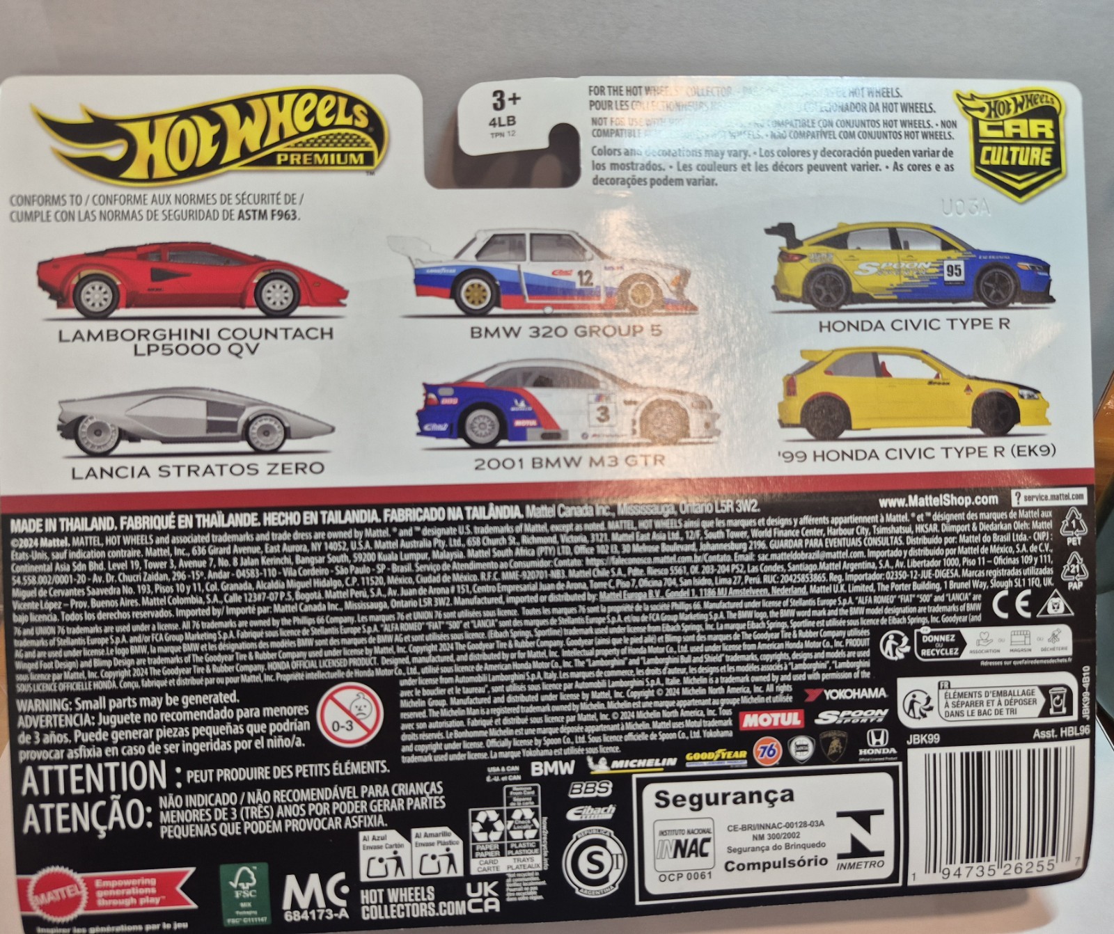 Hot Wheels Car Culture 2 Pack with BMW 320 Group 5 & 2001 BMW M3 GTR