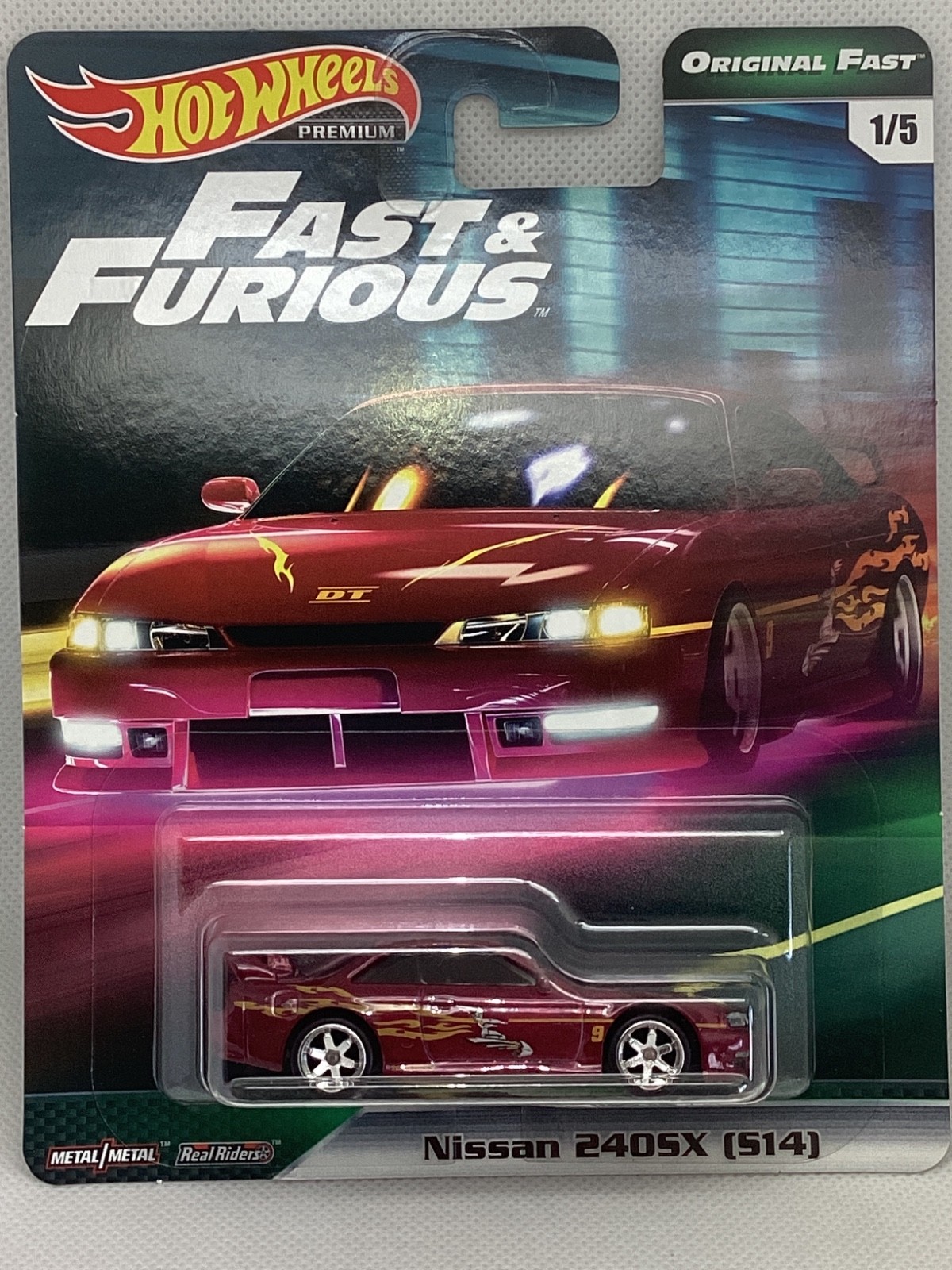 Hot Wheels Fast & Furious Original Fast Nissan 240SX (S14). Real riders.