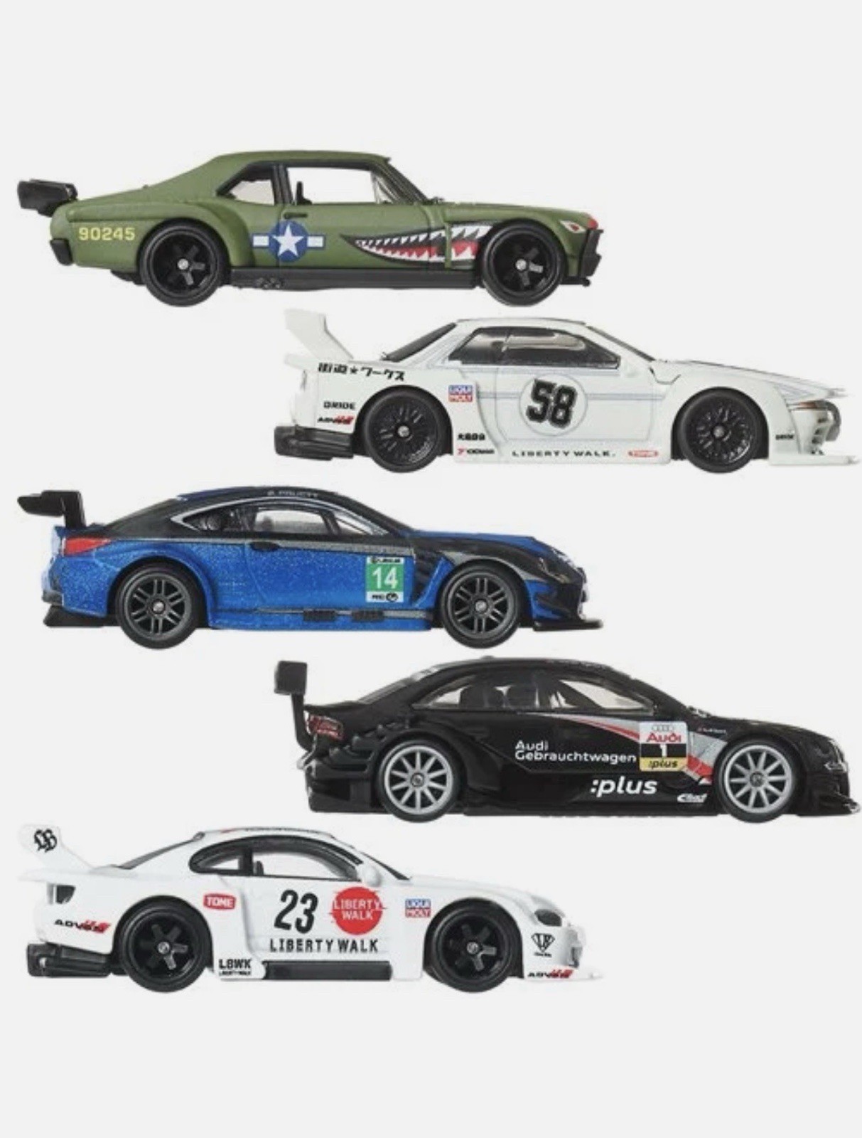Aero Styles Hot Wheels Car Culture 2026 Mix 6 Aerostyles – Set of 5 – NEW SEALED