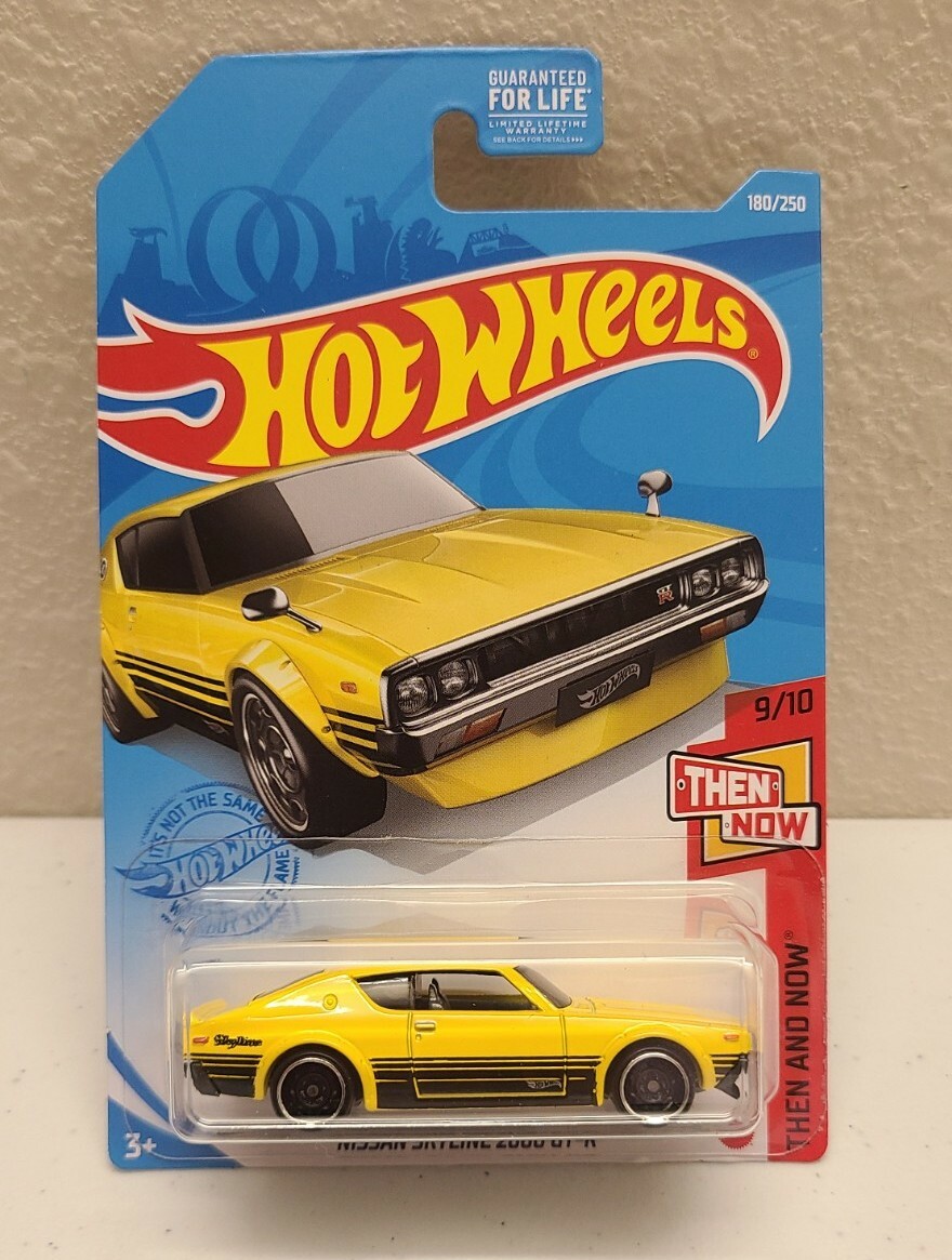 Hotwheels Then and Now – NISSAN SKYLINE 2000 GT-R 1/64 Diecast NEW
