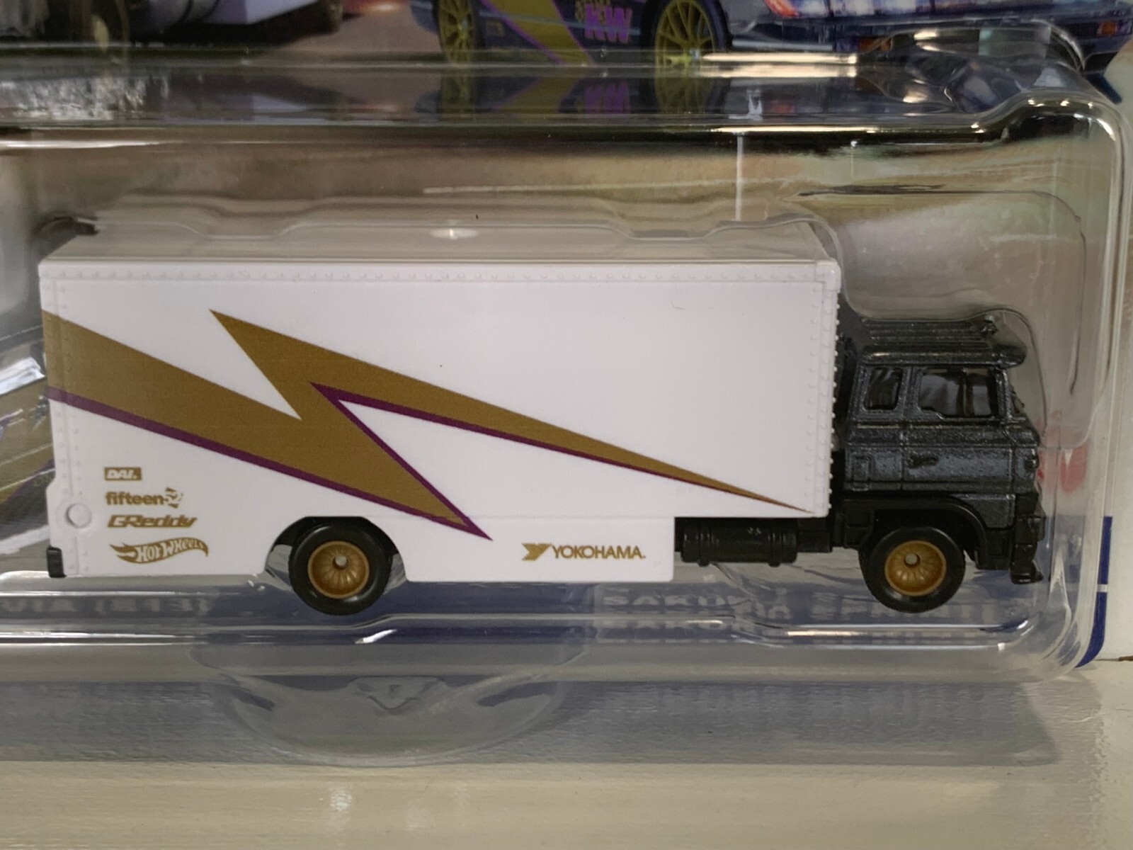 HOT WHEELS TEAM TRANSPORT #52 NISSAN SILVIA (S13) ON SAKURA SPRINTER REAL RIDERS