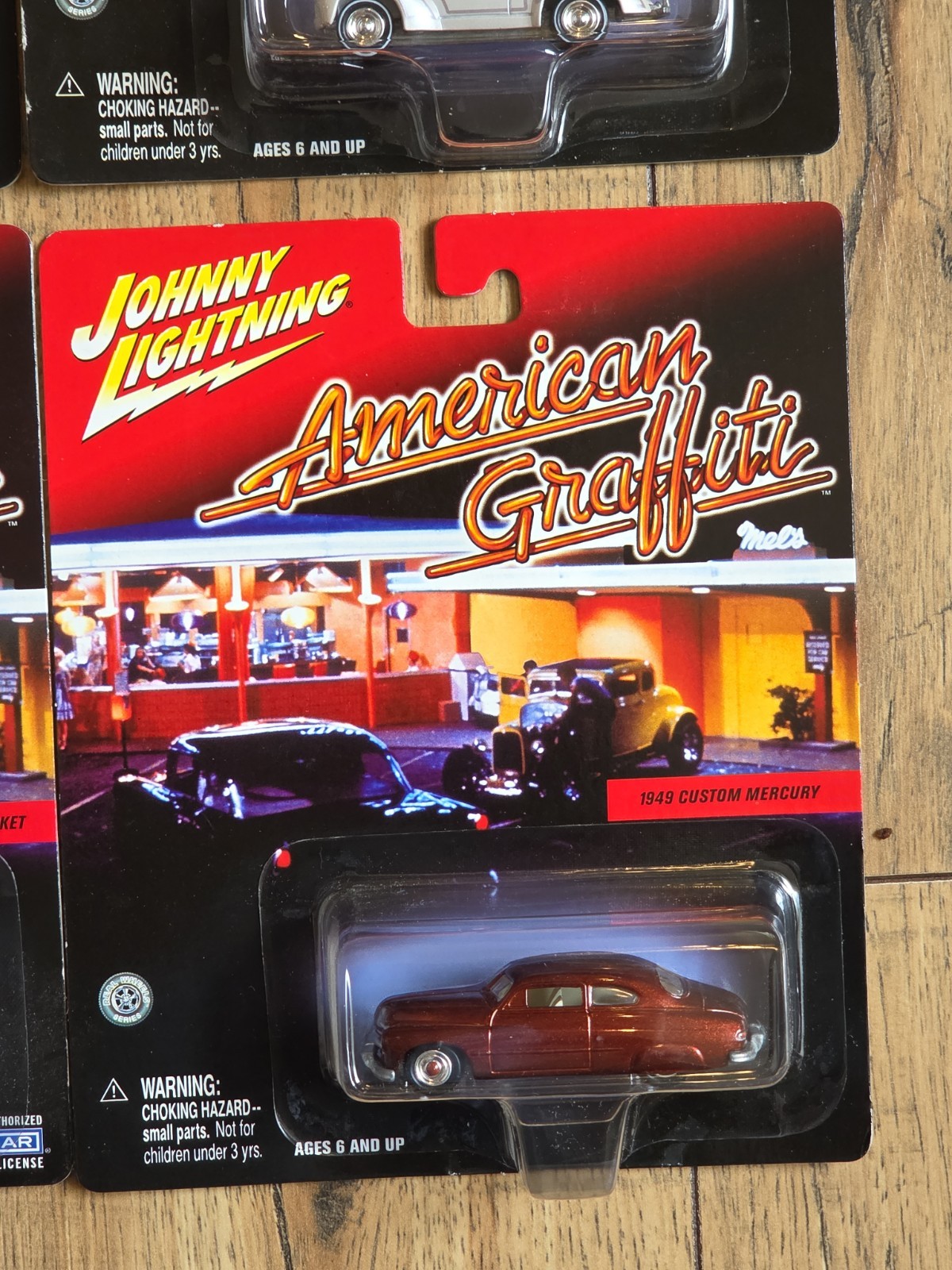 4 American Graffiti Johnny Lightning 1932 Ford Coupe, Willis, Custom Mercury