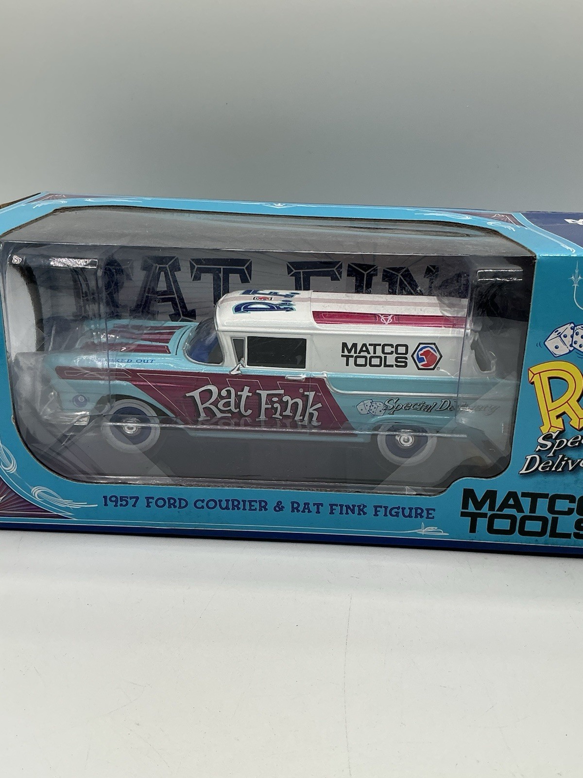 Matco Tools 1957 Ford Courier Rat Fink R.F.Special Delivery 1:18 Diecast Car-X 2