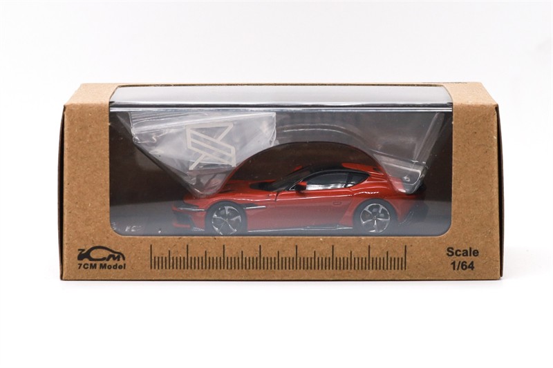 7CM Model 1:64 12 Cilindri Coupe Standard Red Diecast Model Car