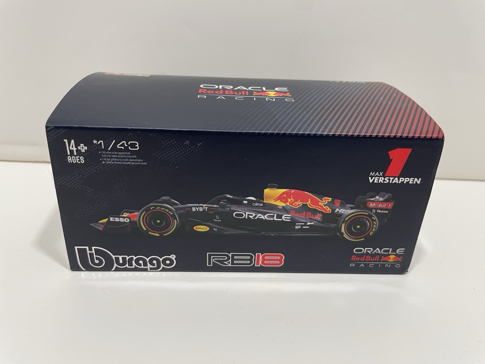 Red Bull RB18 #1 Max Verstappen Formula 1 F1 (2022) 1/43 BY Bburago Diecast C