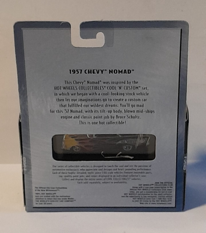 2000 100% Hot Wheels 1957 Chevy Nomad Black/Flames