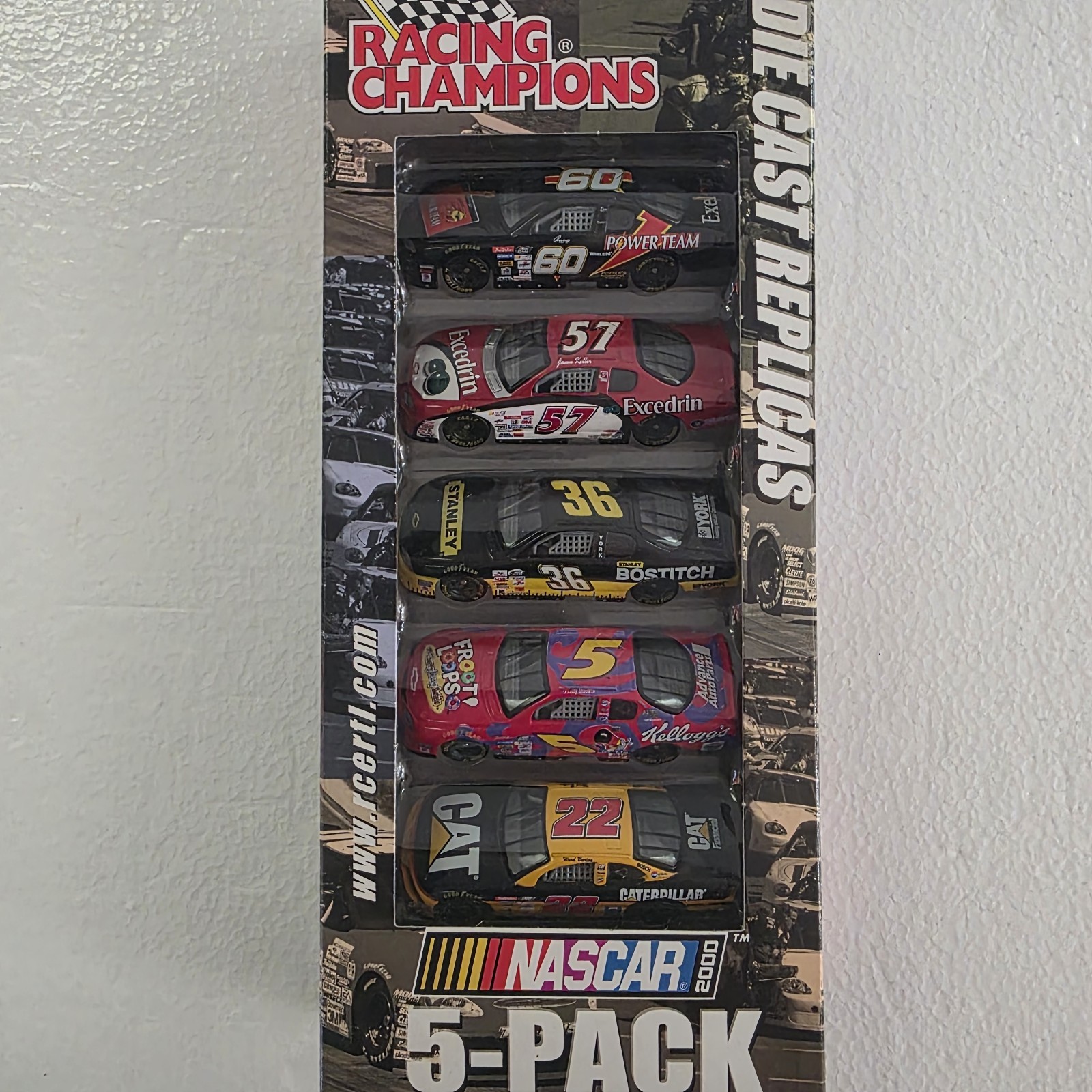Racing Champions Vintage 2000 Nascar 5-Pack Diecast Replicas 64th Mint In Packag
