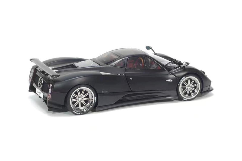 Very Rare Almost Real 1/18 Pagani Zonda F 2005 Matt Black Limited Edition 500