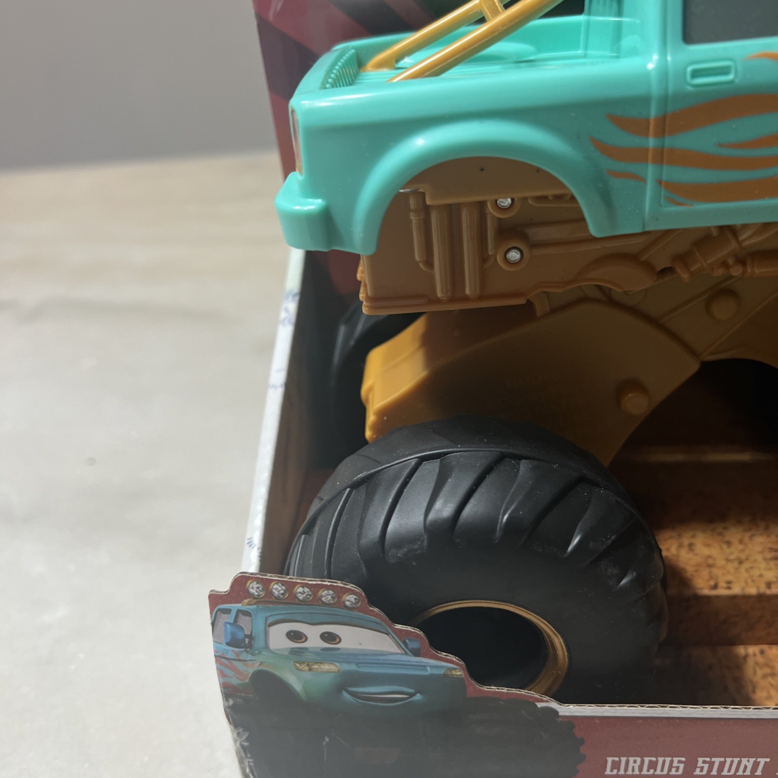 Disney Pixar Cars On The Road Circus Stunt Ivy Monster Truck 2023 Mattel
