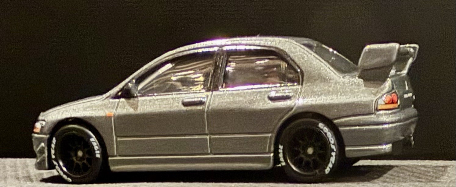 Hot Wheels Ronin Run 2 Lancer Evolution IX CUSTOM Wheel & Tire Real Riders