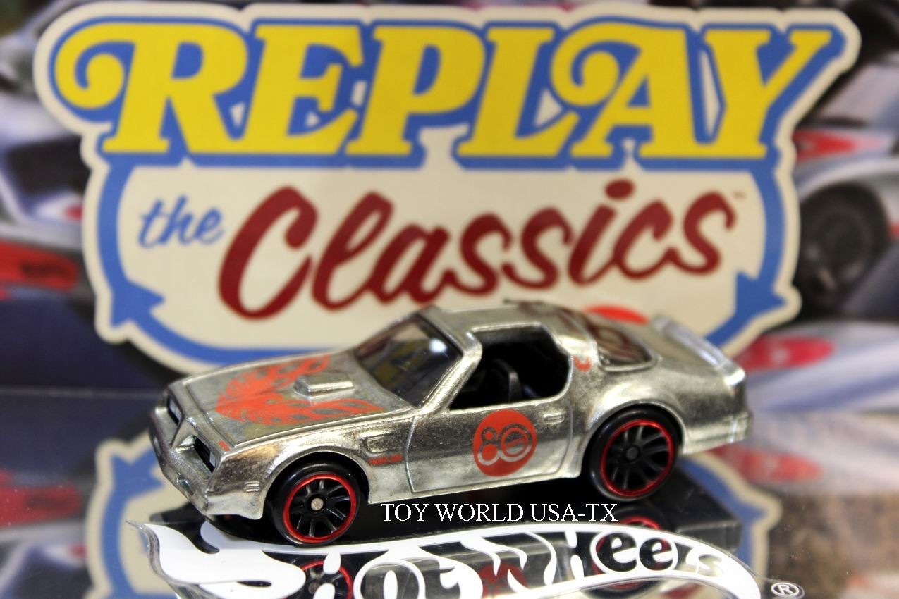 2025 Hot Wheels Replay the Classics 80th Series Zamac Pontiac Firebird Hot Bird