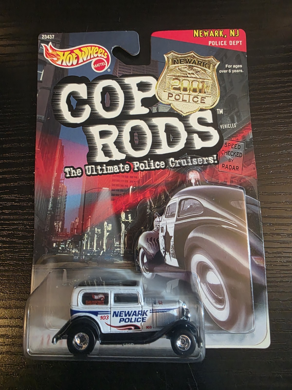 Hot Wheels Cop Rods 1:64 Diecast Police Car Lot Of 8 Bonus Fire Dept. Rod NEW