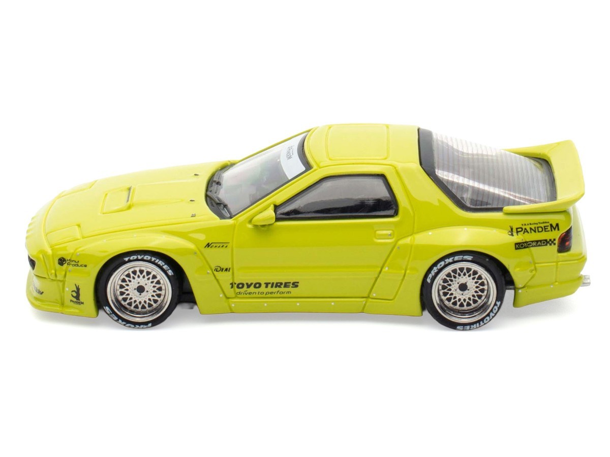 Mazda RX-7 (FC3S) “Pandem Aero” RHD (Right Hand Drive) Lime Green “The Model Car