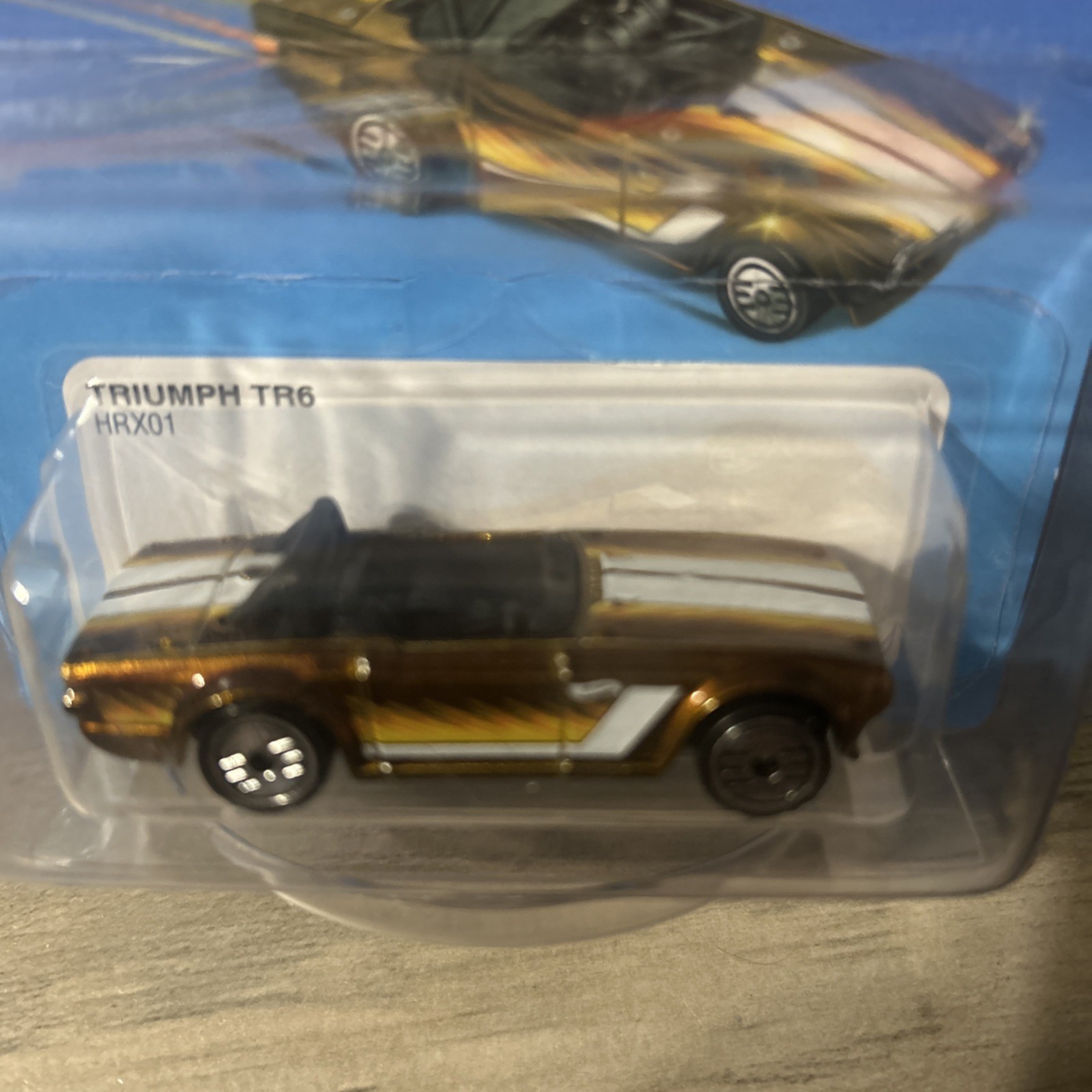 Hot Wheels Ultra Hits Triumph TR6 In Protector Special Paint Limited