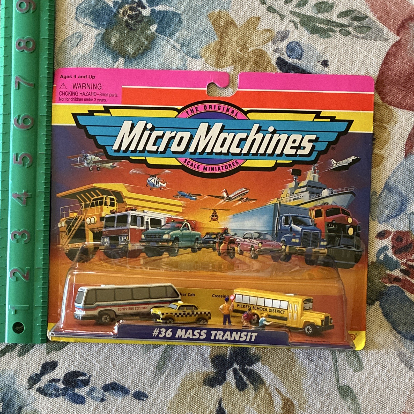Micro Machines #36 Mass Transit Vehicle Set 1997 Unopened Box Vintage