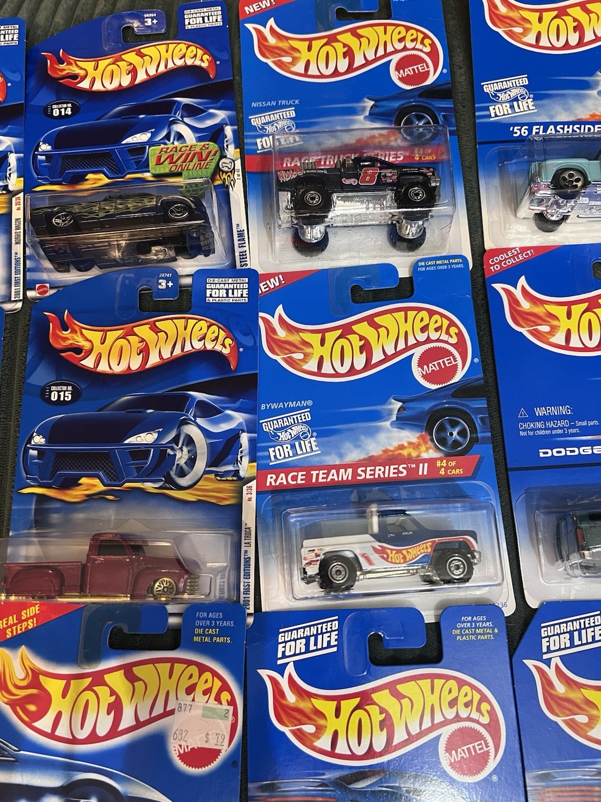 Hot Wheels Lot #1 of 50 Diecast Cars Mixed Collection New On Original Cards.
