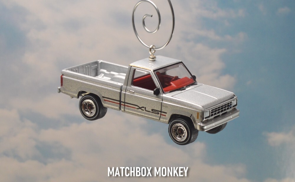 1983 Ford Ranger XL Pickup Truck Custom Christmas Tree Ornament 4X4 RARE Adorno
