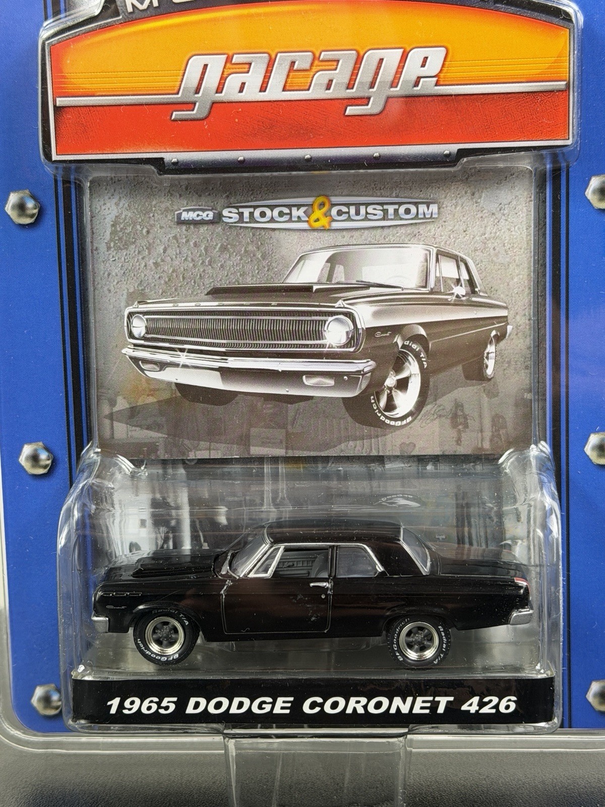 Greenlight Muscle Car Garage 1965 Dodge Coronet 426 2-Door Black 1:64 NIP