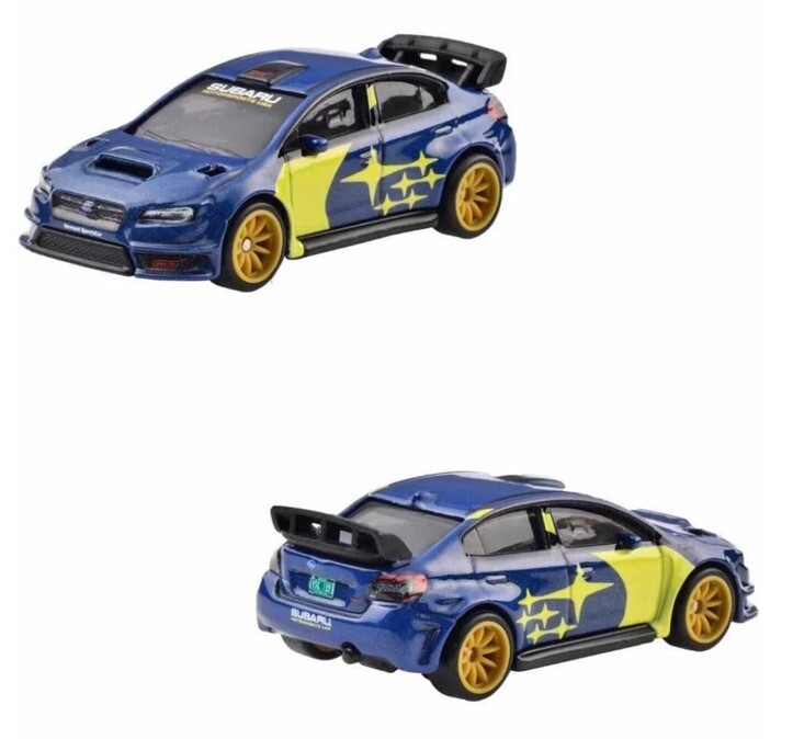 HOT WHEELS SUBARU IMPREZA WRX & ‘16 SUBARU WRX STI CAR CULTURE 2 PACK PREMIUM