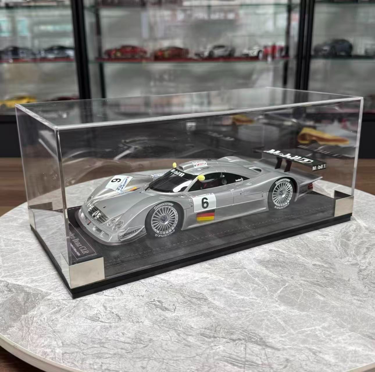 *SUPER RARE* Ivy Models 1/18 Mercedes Benz CLR 1999 24 Hours of LeMans #6